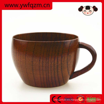 Taza y platillo de té de madera del fabricante directo de fábrica para la venta